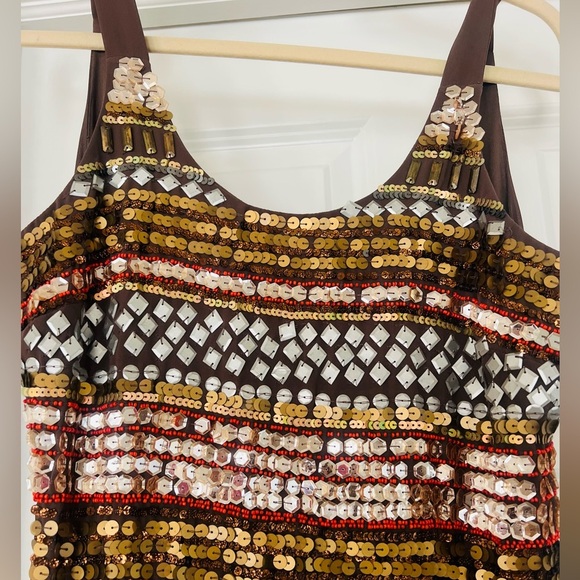 fabulous never worn Beaded dress by Romeo and Juliet size medium. - Picture 4 of 7